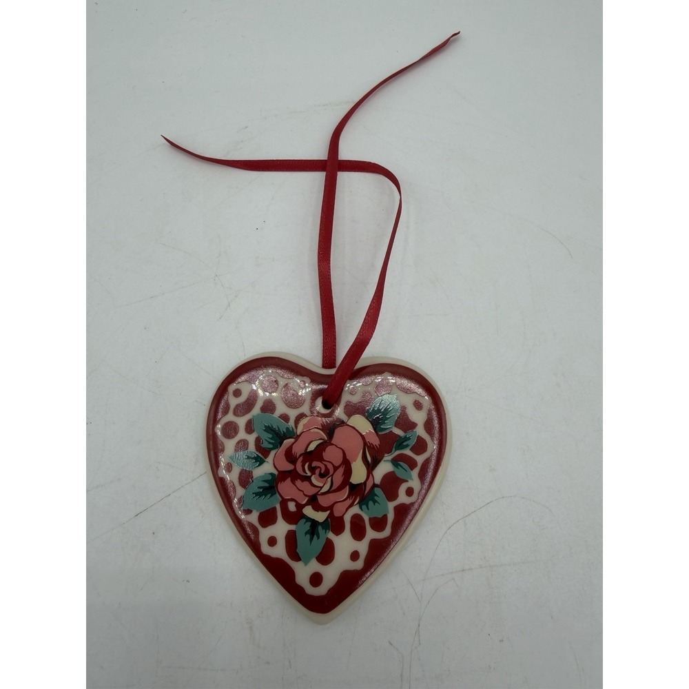 🌹❤️ Longaberger Sweetheart Rose Basket Tie‑On – Tie On Only – NOS ❤️🌹